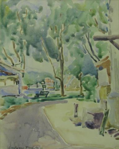 Appraisal: Constance Forsyth IN TX - x watercolor signed and dated