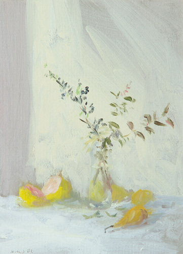 Appraisal: Stuart Shils American b Two paintings Late Summer Still Life