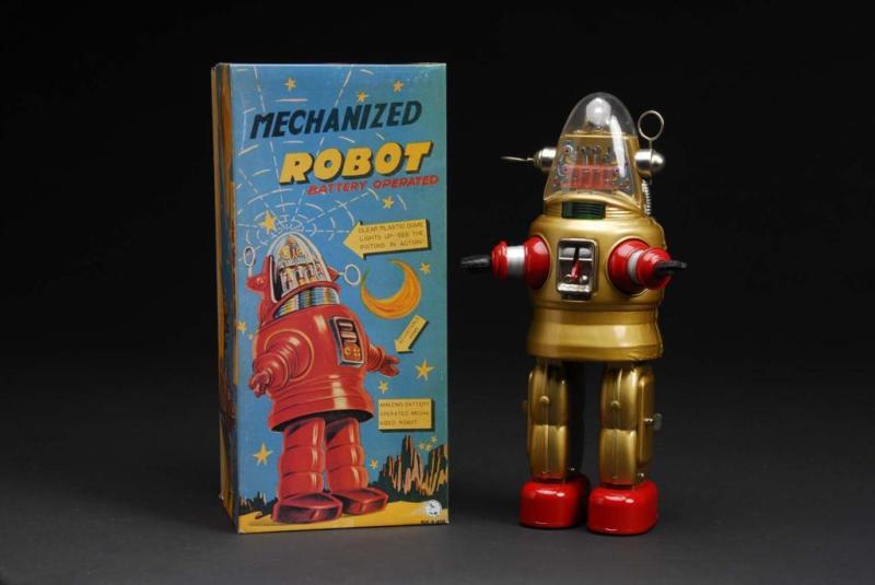 Appraisal: Contemporary Robby Mechanized Robot Toy Description Japanese Made by Osaka