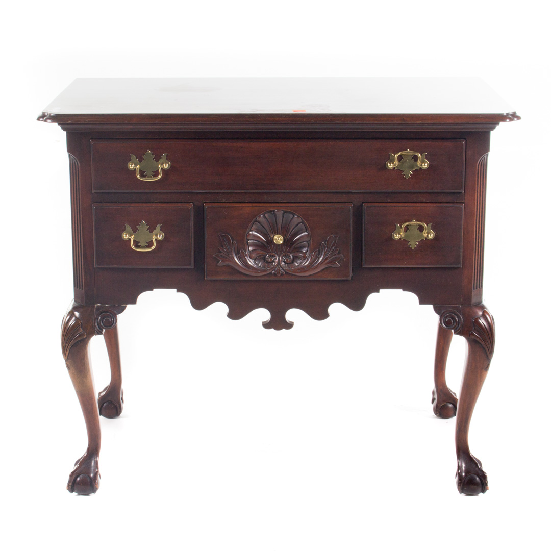 Appraisal: Chippendale style mahogany lowboy in the Philadelphia manner in H