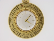 Appraisal: Gubelin World Time J gold plated mm case mm watch