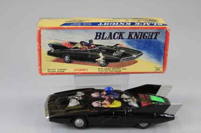 Appraisal: 'BLACK KNIGHT'' AUTOMOBILE Alps Japan boxed scarce example battery operated