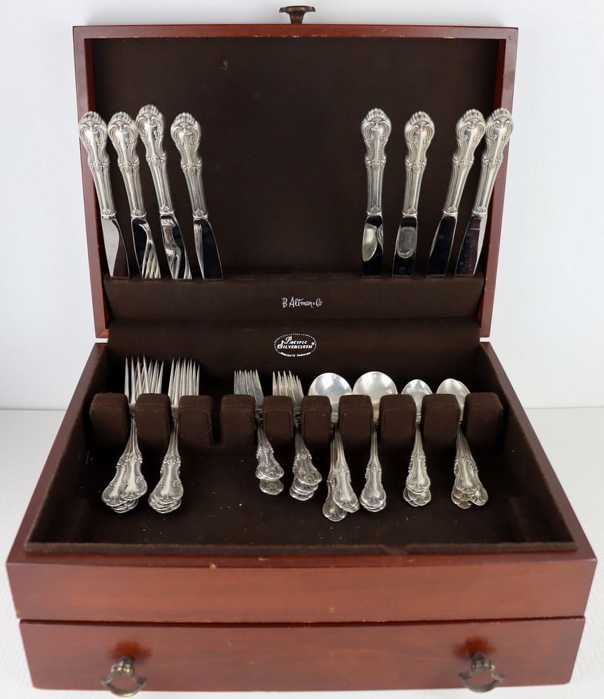 Appraisal: STERLING International Silver Lambeth Manor Flatware Service International Silver Lambeth