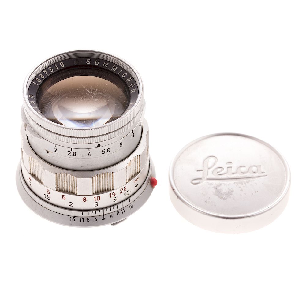 Appraisal: Leica Summicron Lens dated serial with Leica stamped aluminum lens