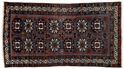 Appraisal: Kazak rug Bokara d