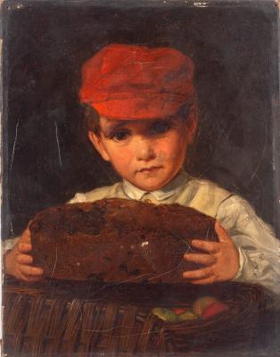 Appraisal: Attributed to James Hayllar - Portrait of a Boy wearing