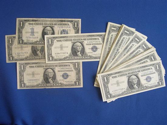 Appraisal: Lot of Silver Certificates including modesty near unc to unc