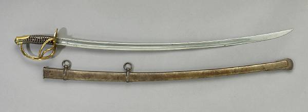 Appraisal: An historic U S Model cavalry saber and military documents