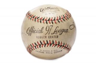 Appraisal: Paul Dizzy Dean Signed Baseball Circa s s American -