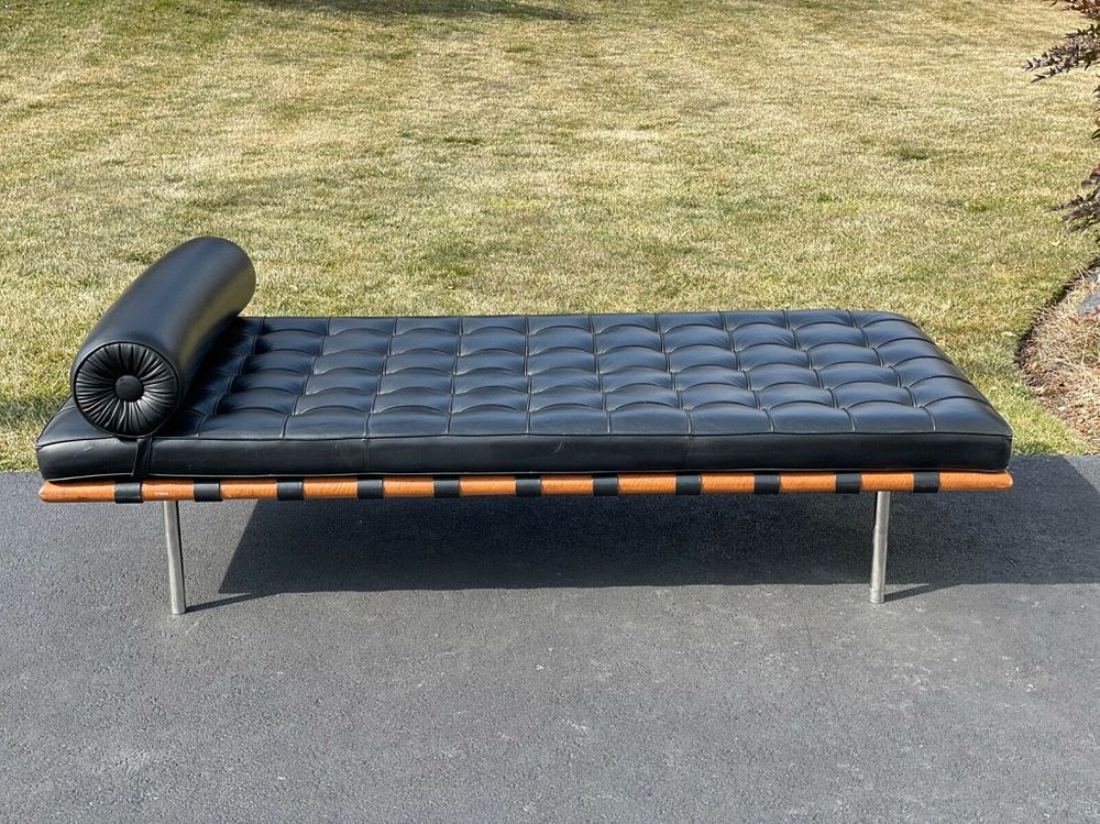 Appraisal: Knoll Mies Van Der Rohe - Knoll Barcelona Daybed Knoll