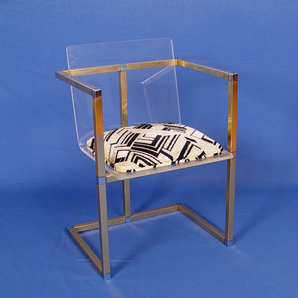 Appraisal: SPANCRAFT ACRYLIC CHAIR Spancraft NY