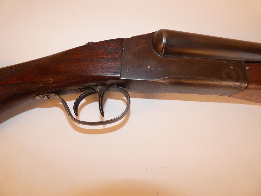 Appraisal: LEFEVER NITRO SHOTGUN Antique double shotgun gauge signed LEFEVER NITRO