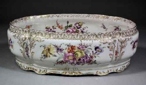 Appraisal: A late th Century Charles Field Haviland Limoges porcelain oval