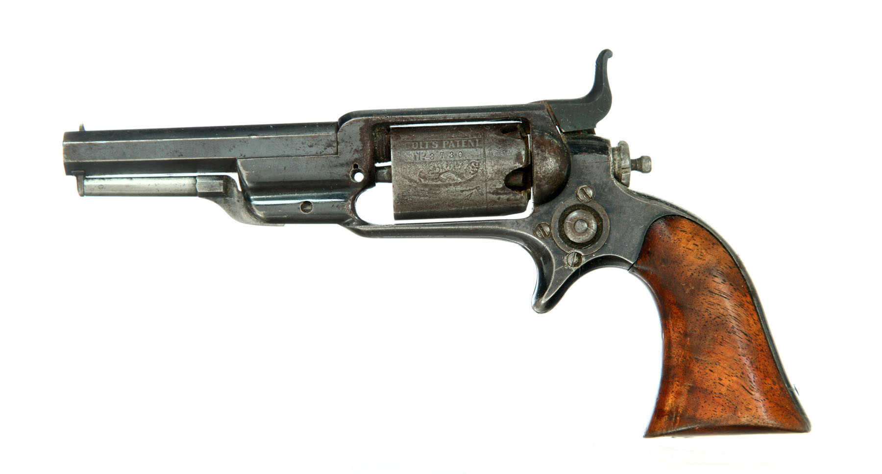 Appraisal: COLT ROOT MODEL REVOLVER caliber five-shot cylinder '' octagonal barrel