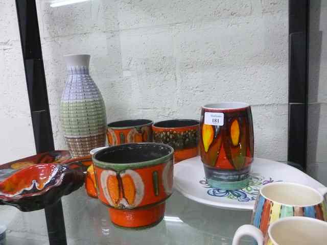 Appraisal: A QUANTITY OF POOLE POTTERY and a Denby vase