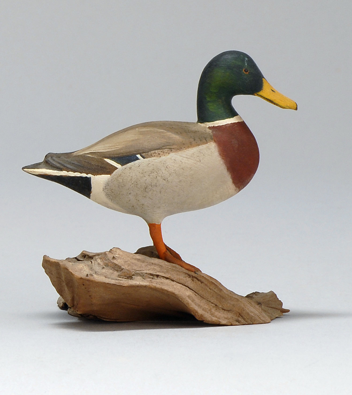 Appraisal: MINIATURE MALLARD DRAKE By Harold Gibbs of Barrington Rhode Island