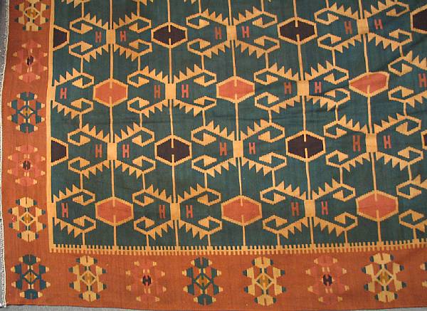 Appraisal: A Kilim size approximately ft in x ft