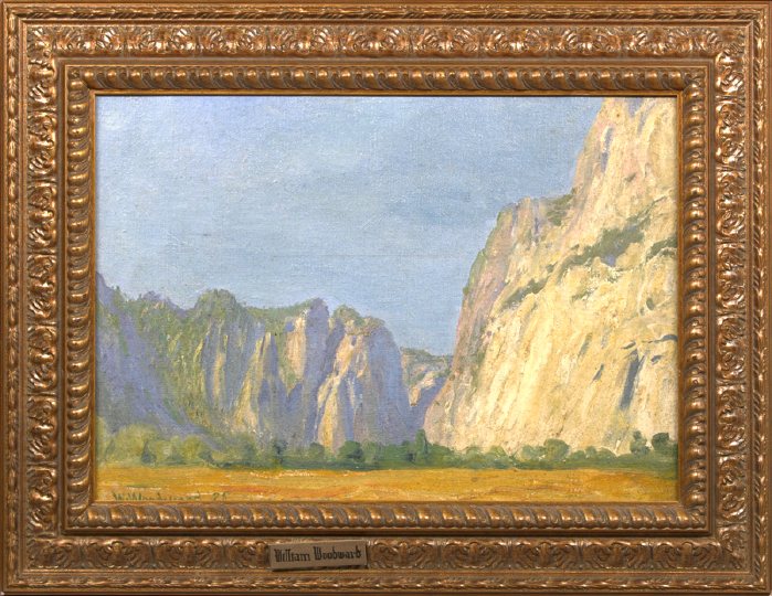 Appraisal: William Woodward American New Orleans - Canyon View Yellowstone oil