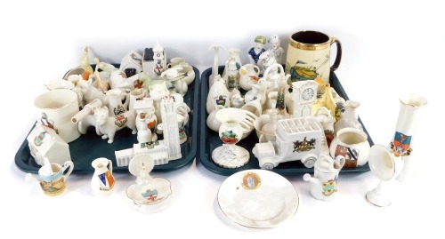 Appraisal: Goss and crested china including a double decker bus Arms