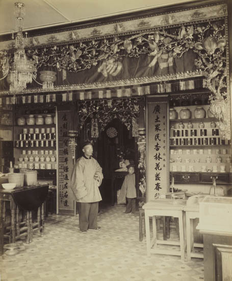 Appraisal: TABER ISAIAH - Chinese Apothecary Smoking Room Chinese Restaurant Together