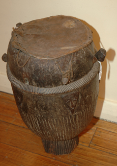 Appraisal: WEST AFRICAN DRUM