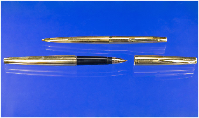 Appraisal: Sheaffer A Sheaffer gold filled pen and ball pen set