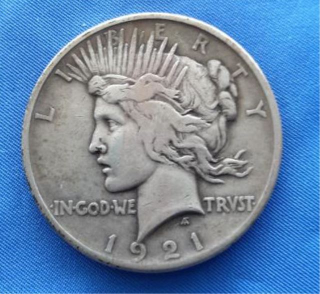 Appraisal: Peace Silver Dollar CoinMinted December of in High Relief to