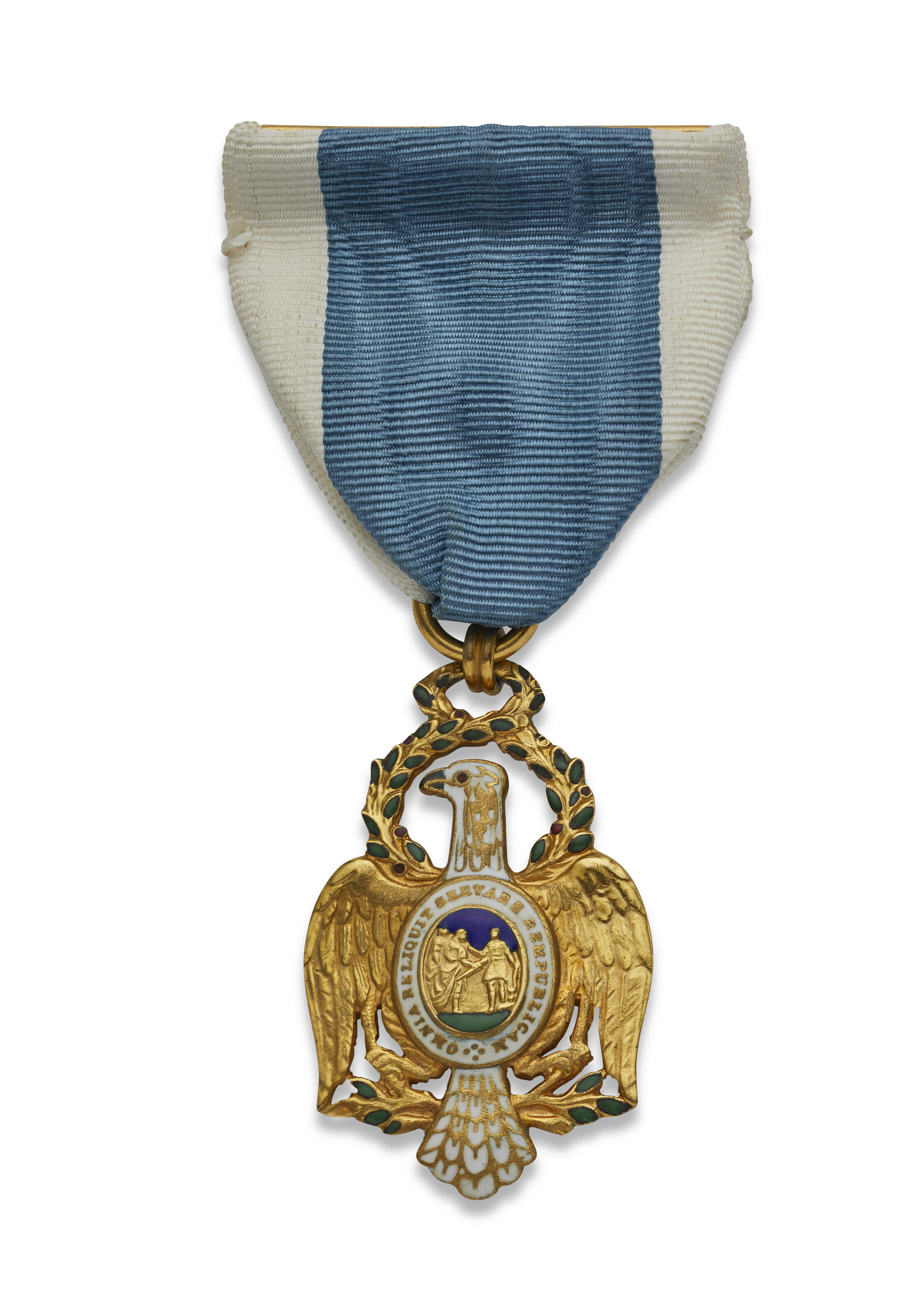 Appraisal: THE ORDER OF THE CINCINNATI AN AMERICAN ENAMELED GOLD EAGLE