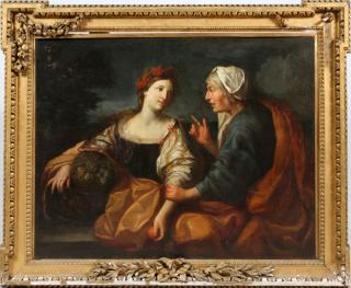 Appraisal: AFTER ABRAHAM BLOEMAERT OLD MASTER OIL ON CANVAS AFTER ABRAHAM