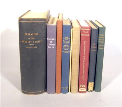 Appraisal: vols Genealogy Santee Ellis M Genealogy of The Santee Family