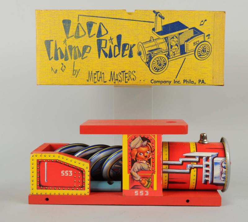 Appraisal: Loco Chime Rider Toy In Original Box Toy appears to