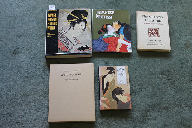 Appraisal: Various Japanese art reference booksKyoto Woodcuts by Naoko Matsubara The