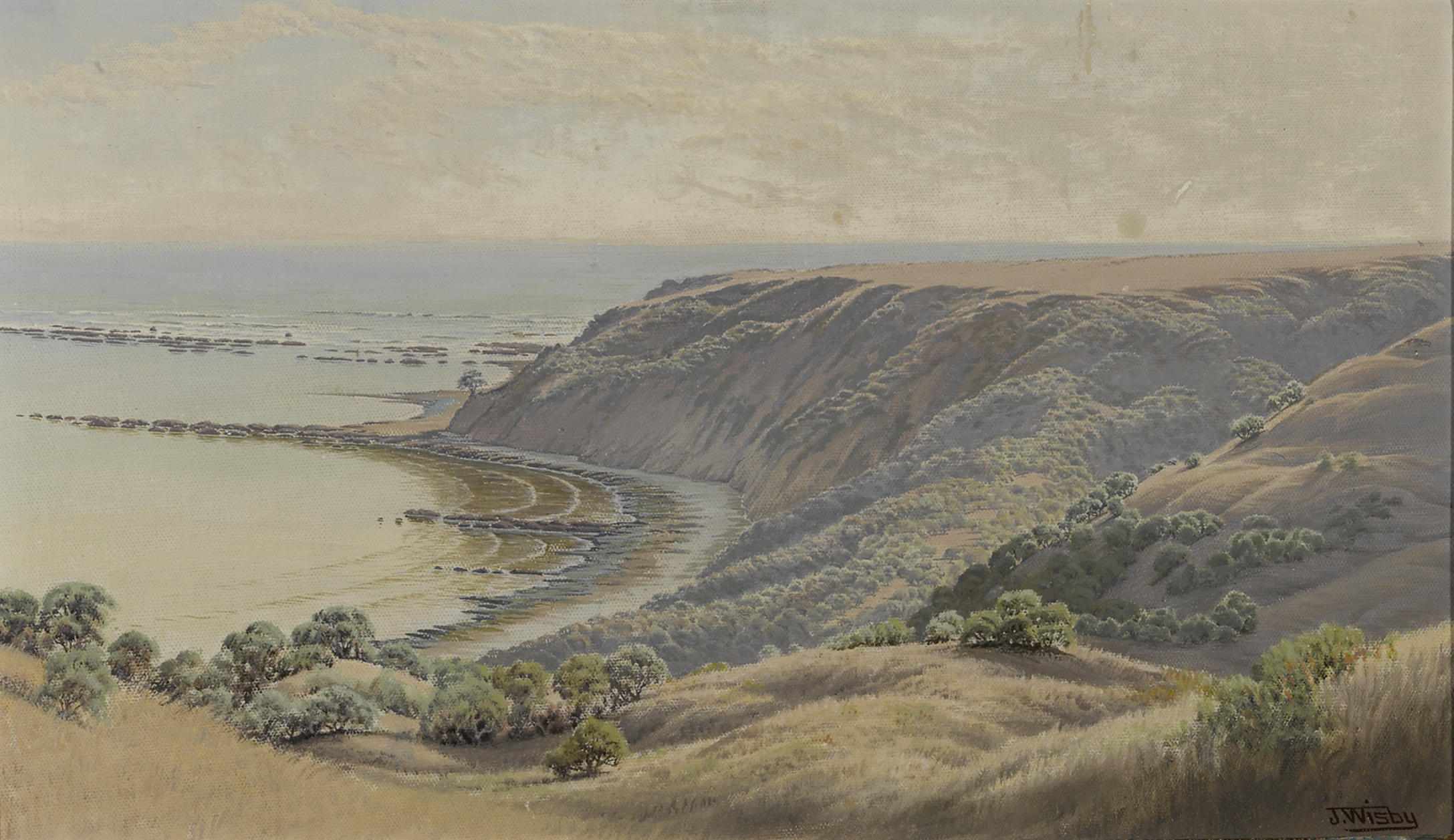 Appraisal: Jack Wisby American - Duxbury Reef Marin county signed 'J