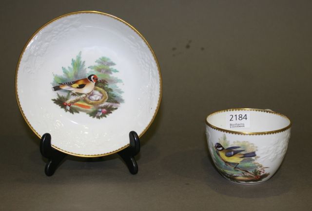 Appraisal: A Spode cup and saucer circa of bute shape painted