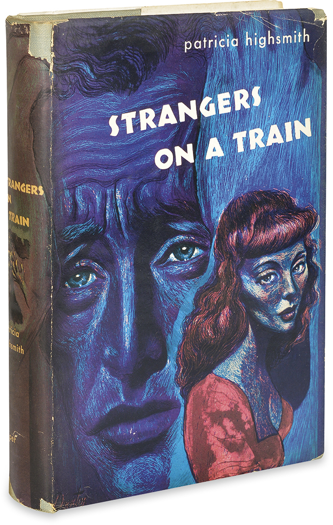 Appraisal: HIGHSMITH PATRICIA Strangers On A Train vo publisher's blue cloth