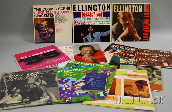 Appraisal: Wax Works of Duke Ellington and Twelve Duke Ellington LP