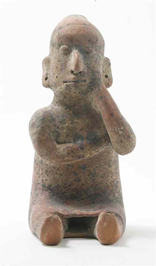 Appraisal: A Colima Style Pottery Figure in the form of a