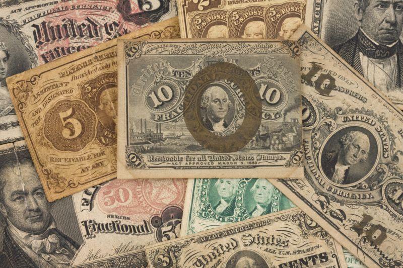 Appraisal: U S Fractional Currency With Penn Provenance An old collection