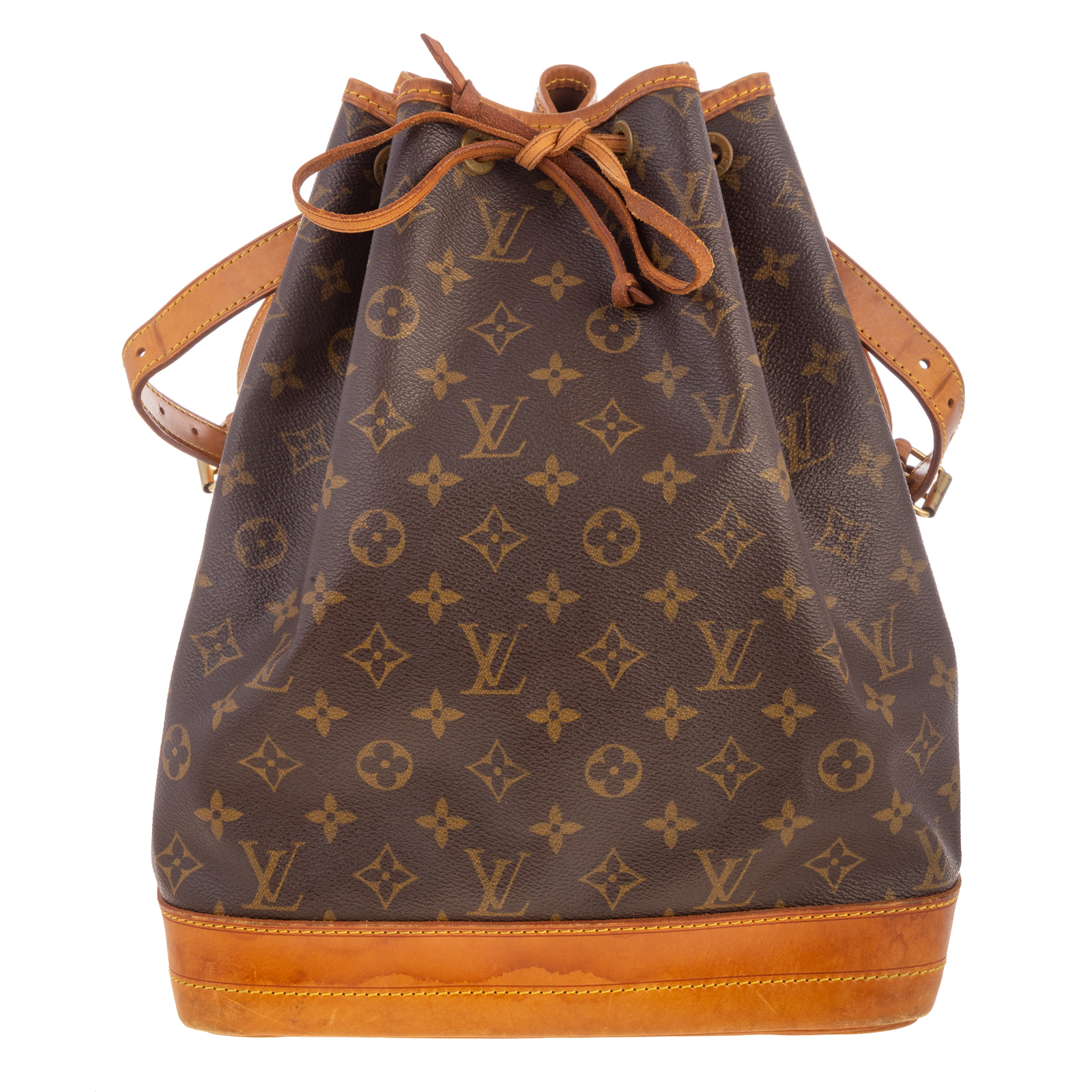 Appraisal: A LOUIS VUITTON MONOGRAM NOE GM A brown and tan