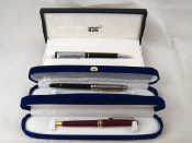 Appraisal: Three Mont Blanc ballpoint pens each in presentation case