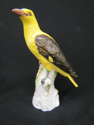 Appraisal: K P M Porcelain Figurine of a Bird yellow