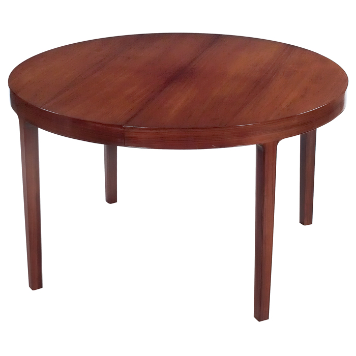 Appraisal: Ole Wanscher dining table rosewood for Illums Bolighus Denmark one