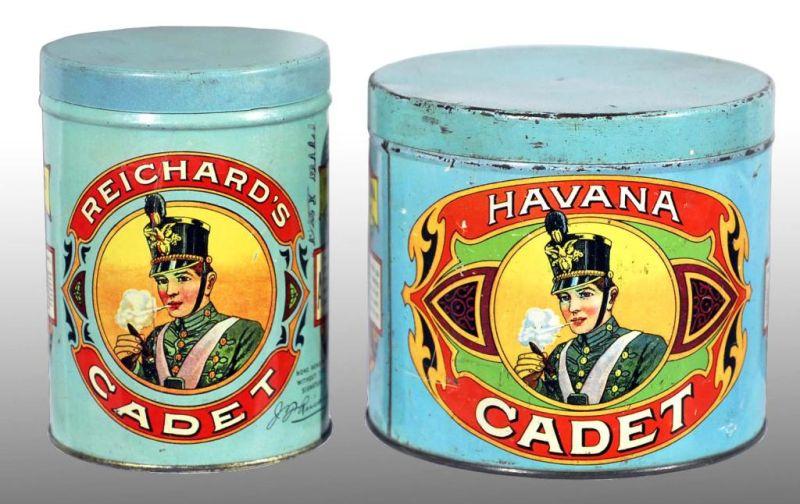 Appraisal: Lot of Cadet Cigar Tins Description Includes one Reichard Cadet