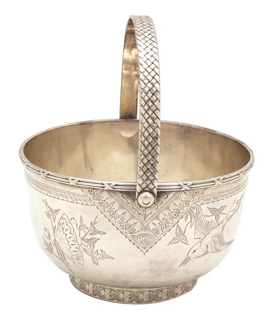 Appraisal: Sale Lot An American Silver Bowl with Handle Gorham Providence