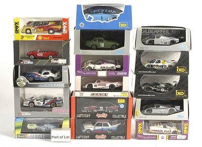 Appraisal: Racing Car Collection various makes Max Models Mercedes x Ixo