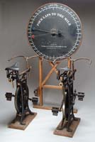 Appraisal: RARE BICYCLE GAMBLING MACHINE Outstanding early arcade machine comprised of