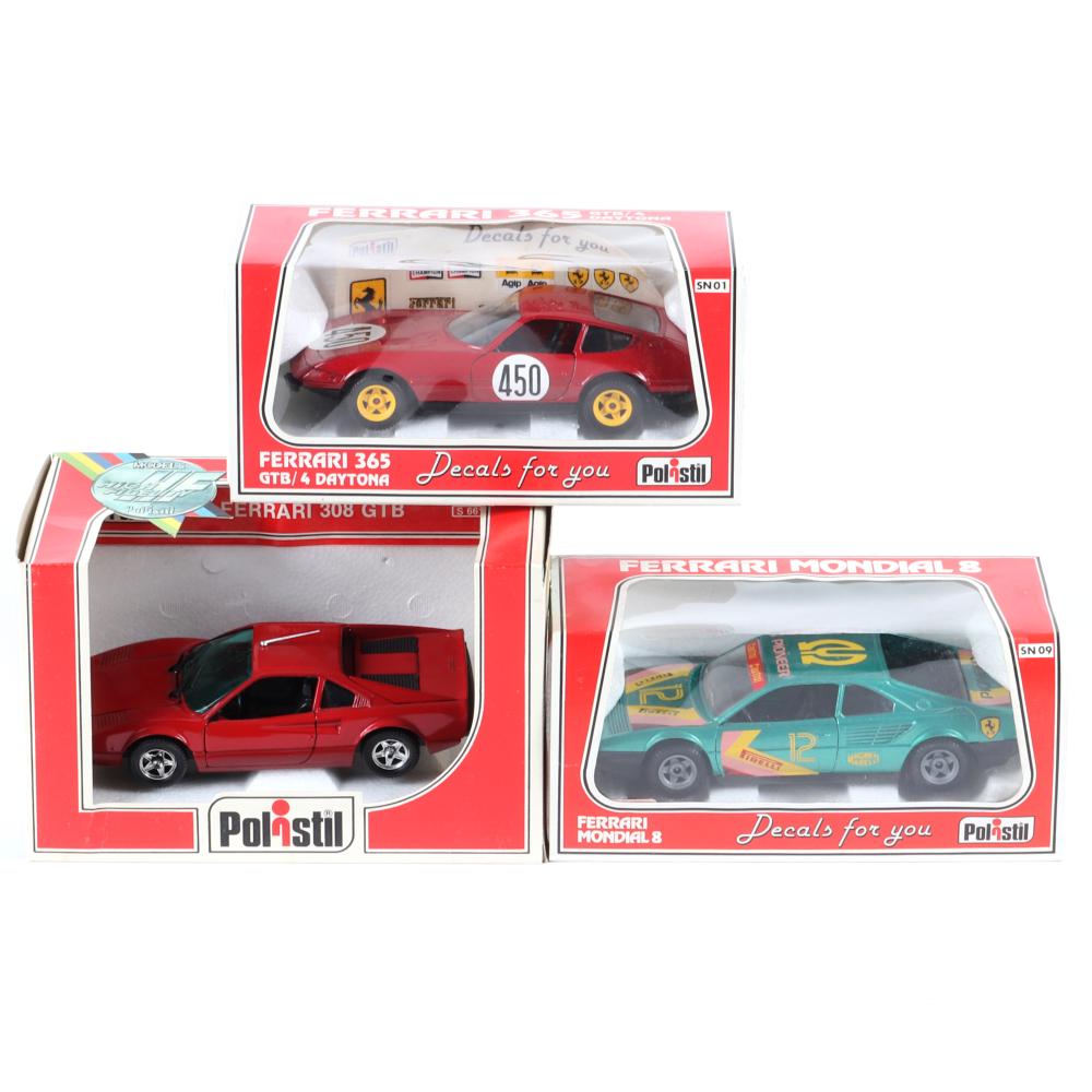 Appraisal: FERRARI POLISTIL DIECAST CARS Ferrari Polistil Diecast Cars Ferrari Polistil