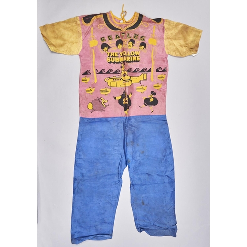 Appraisal: Beatles memorabilia Yellow Submarine one piece pyjamas cm l scarceProvenance