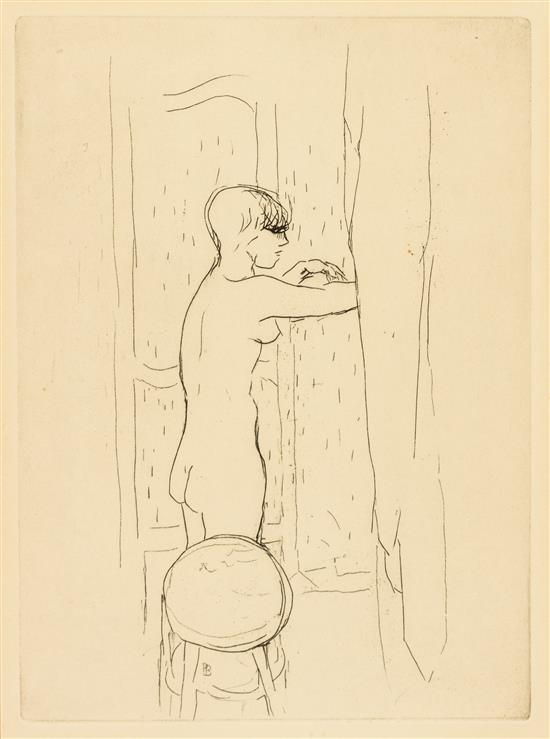 Appraisal: Sale Lot Pierre Bonnard French - La Toilette etching Henri