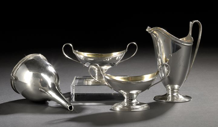 Appraisal: Pair of George III Sterling Silver Salts hallmarked London -